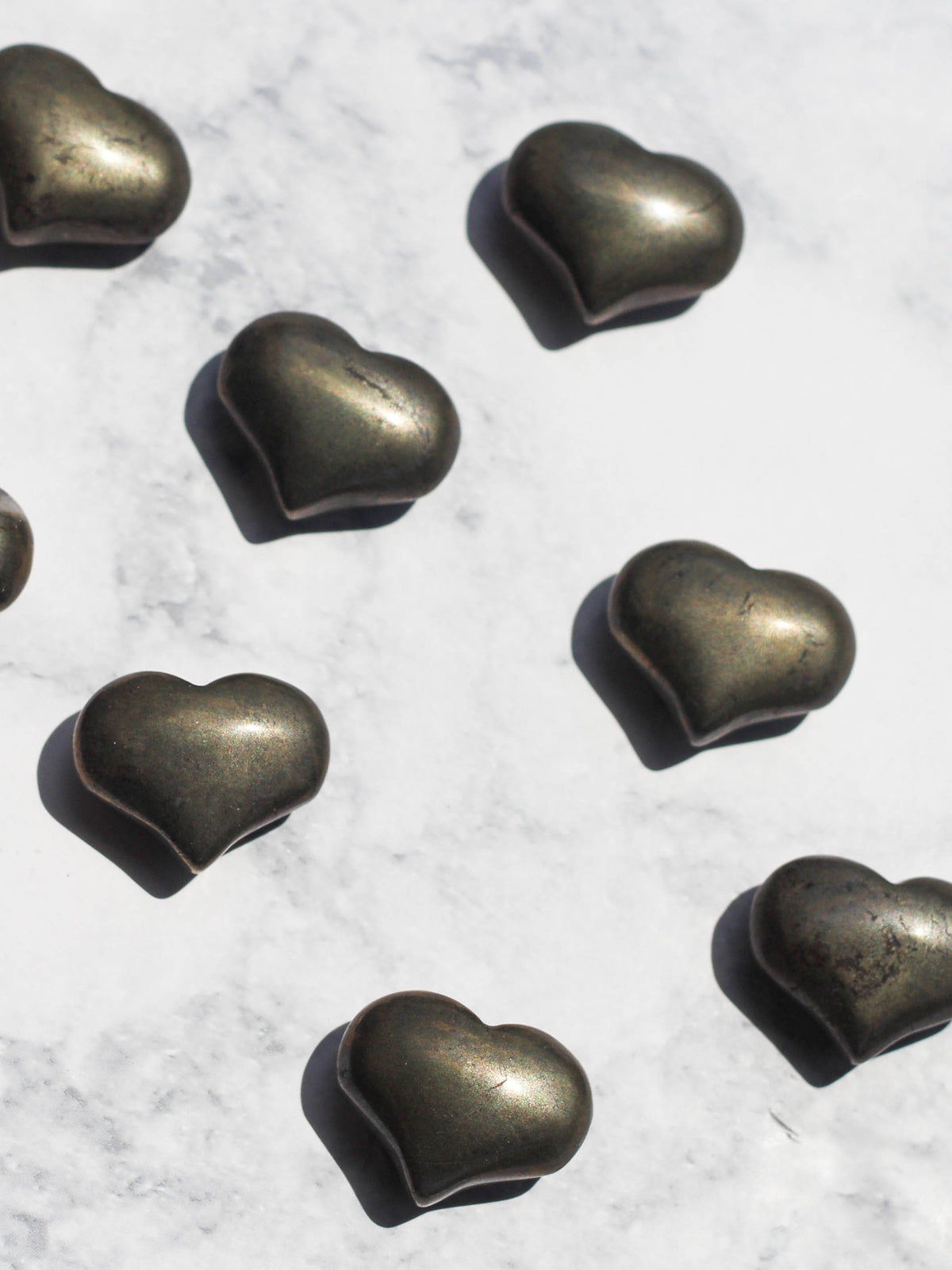 Mini Pyrite Heart