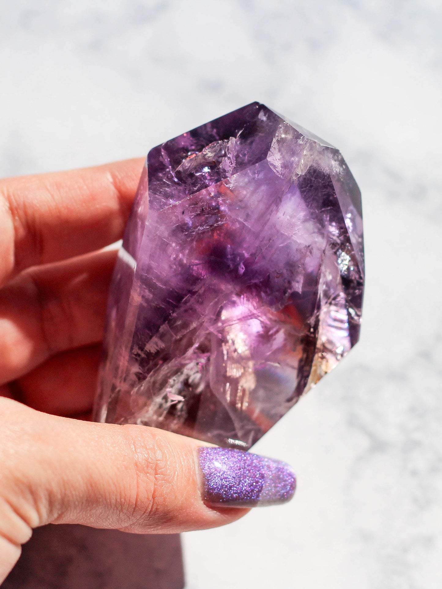High Quality Amethyst Free Form Gemstone