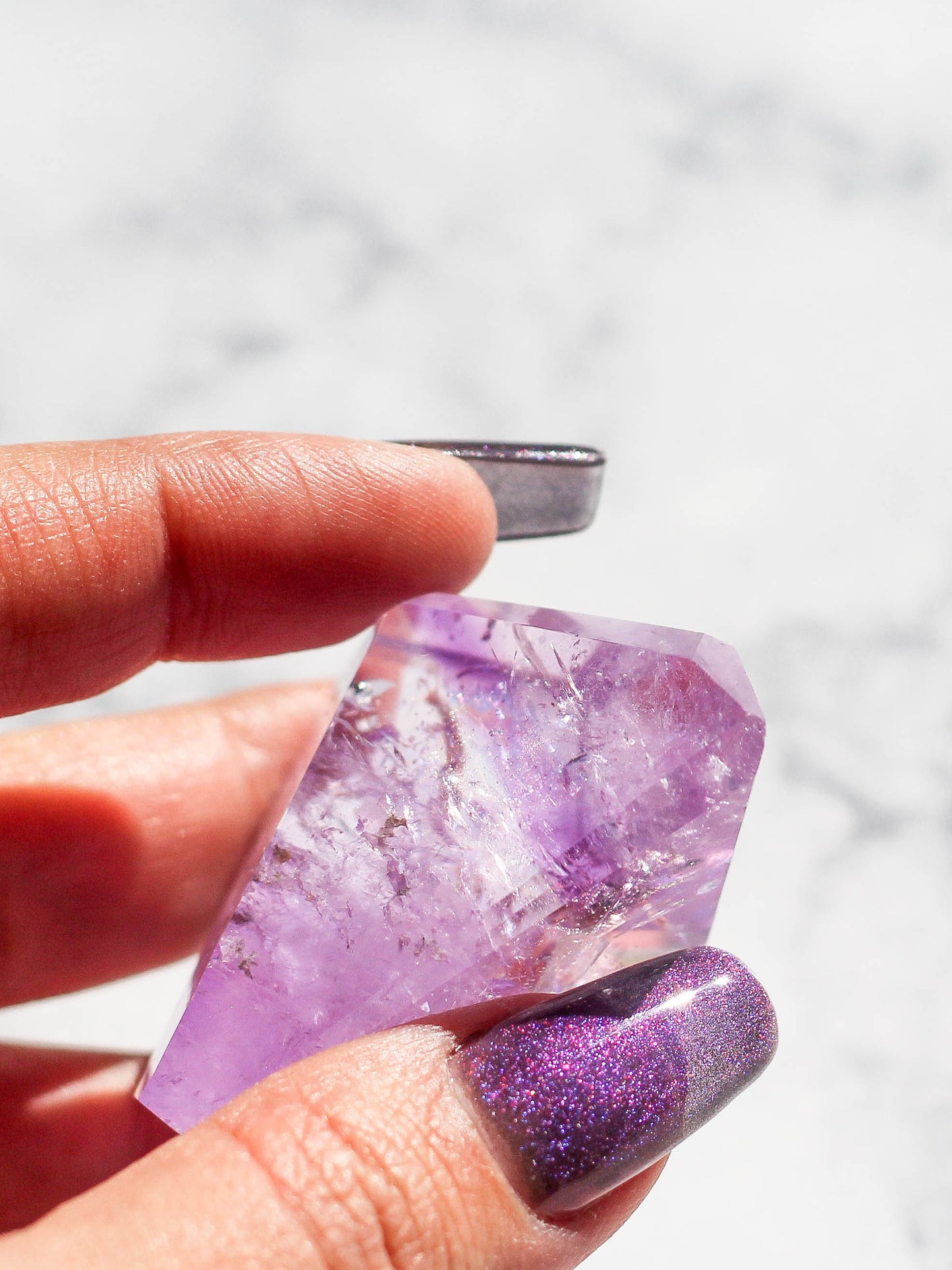 High Quality Amethyst Free Form Gemstone