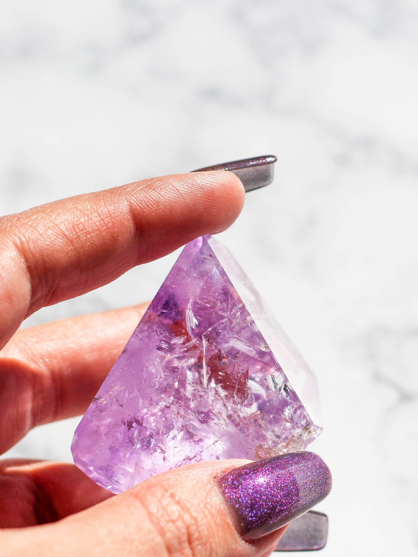 High Quality Amethyst Free Form Gemstone