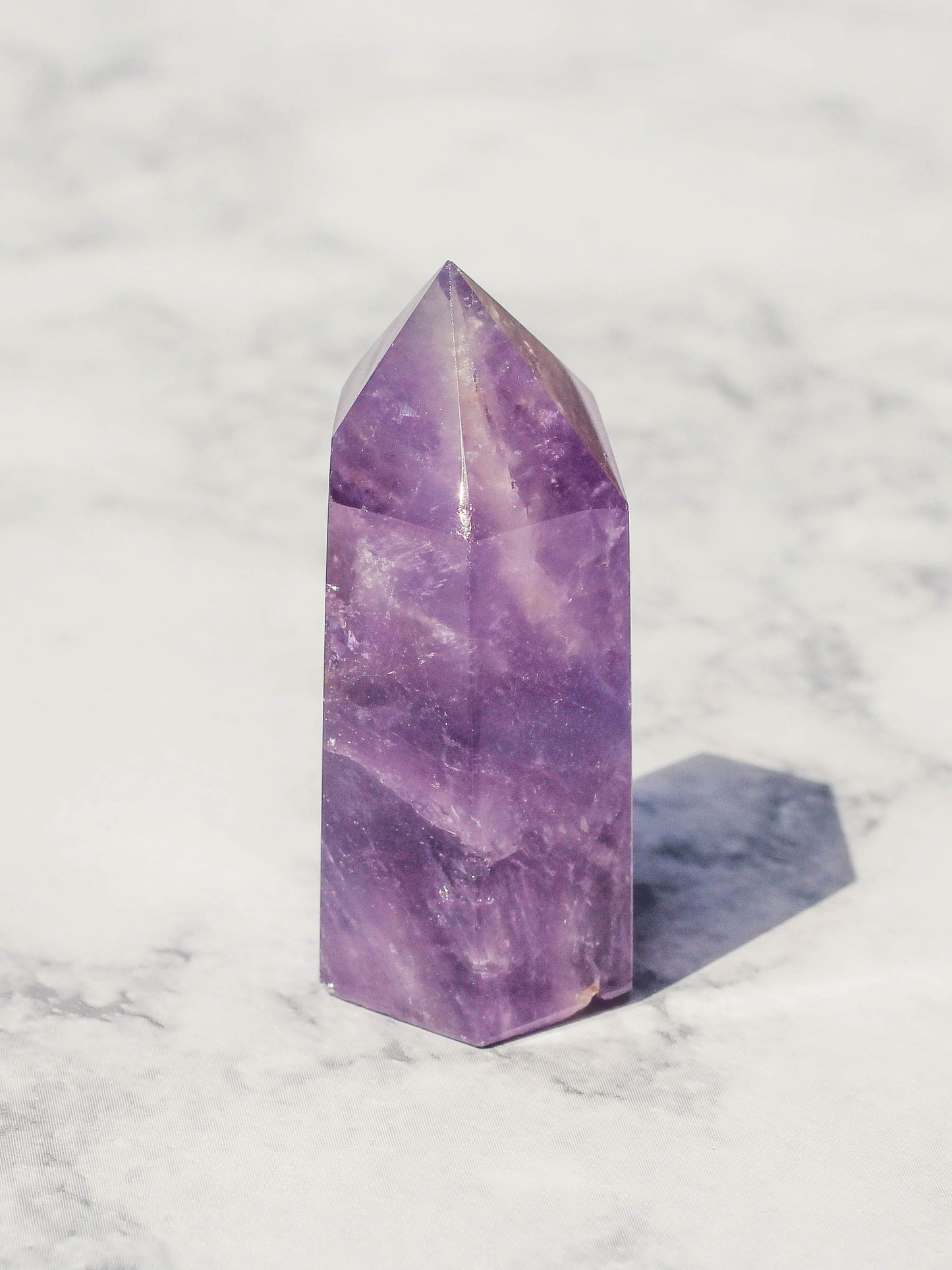 Amethyst Crystal Point Tower