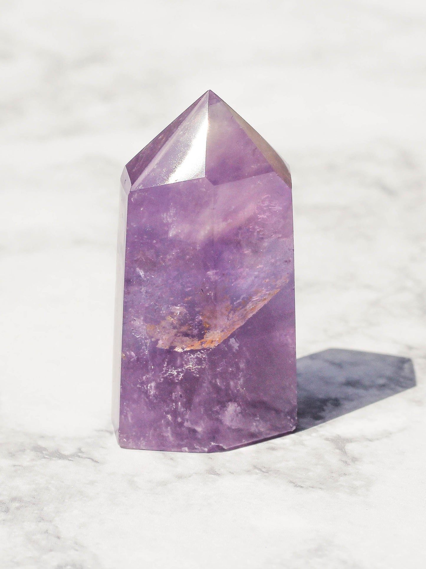 Amethyst Crystal Point Tower