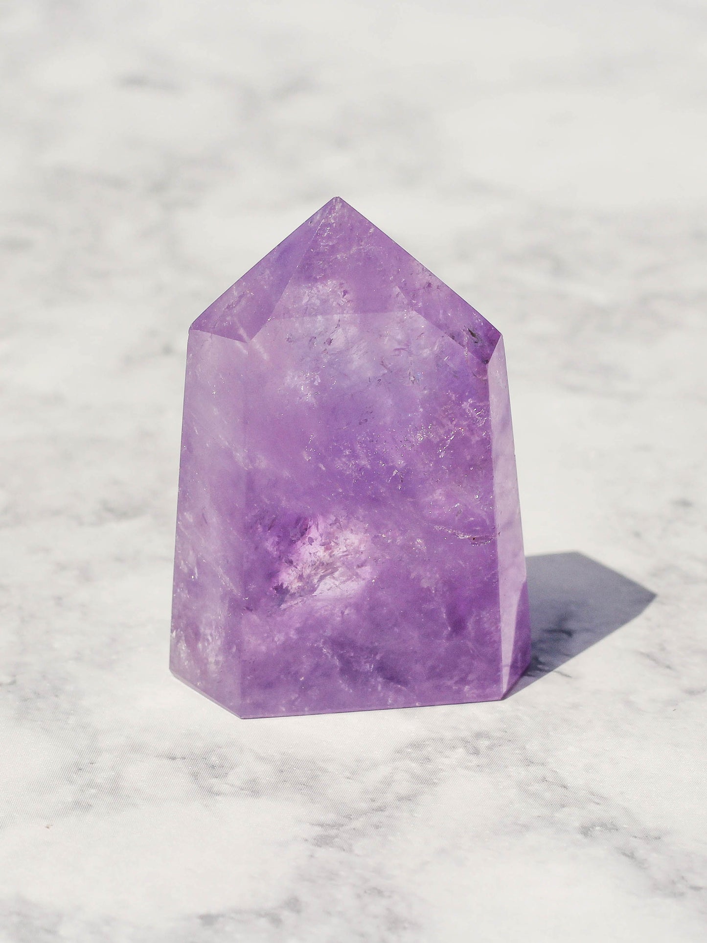 Amethyst Crystal Point Tower