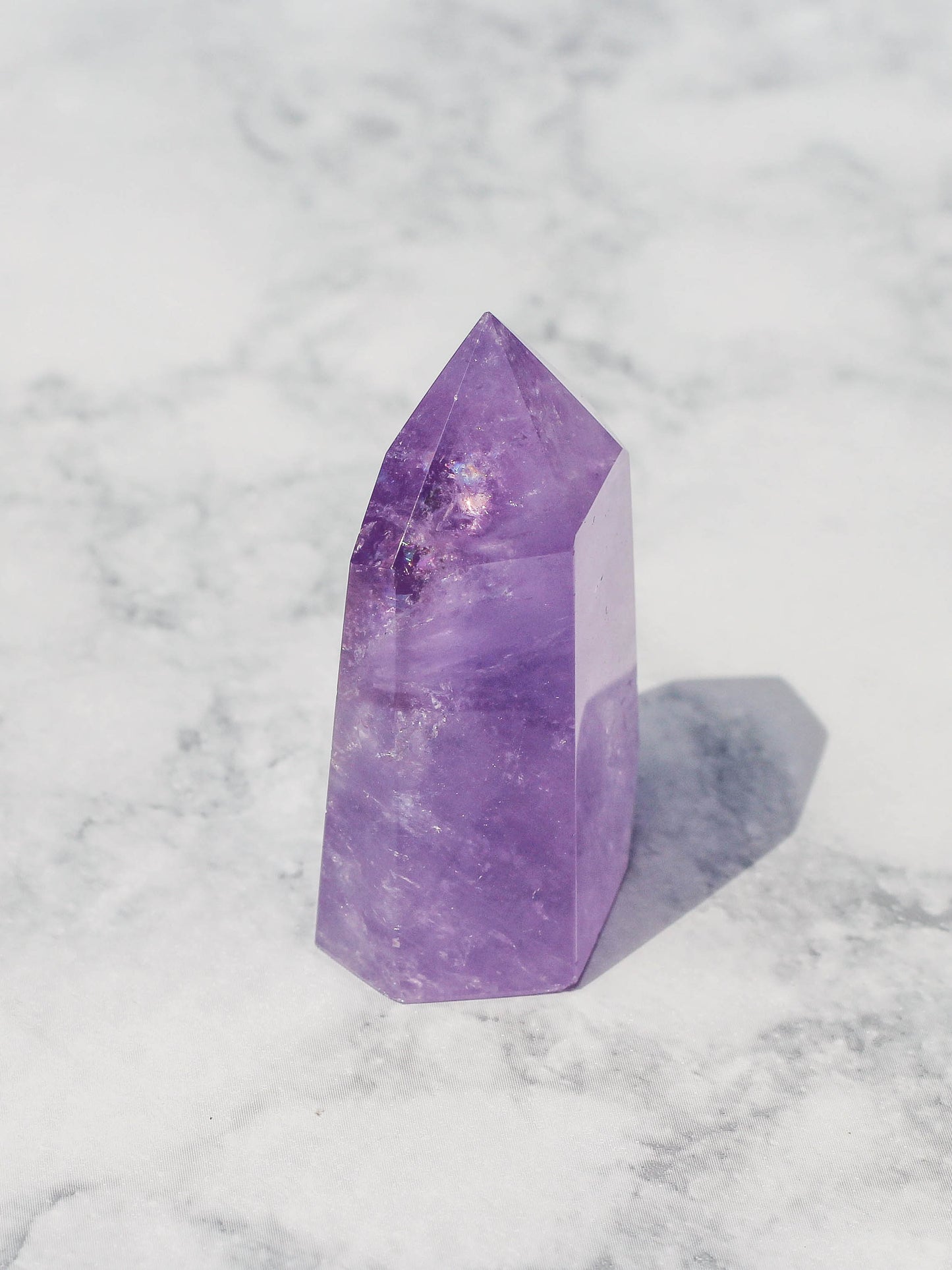 Amethyst Crystal Point Tower