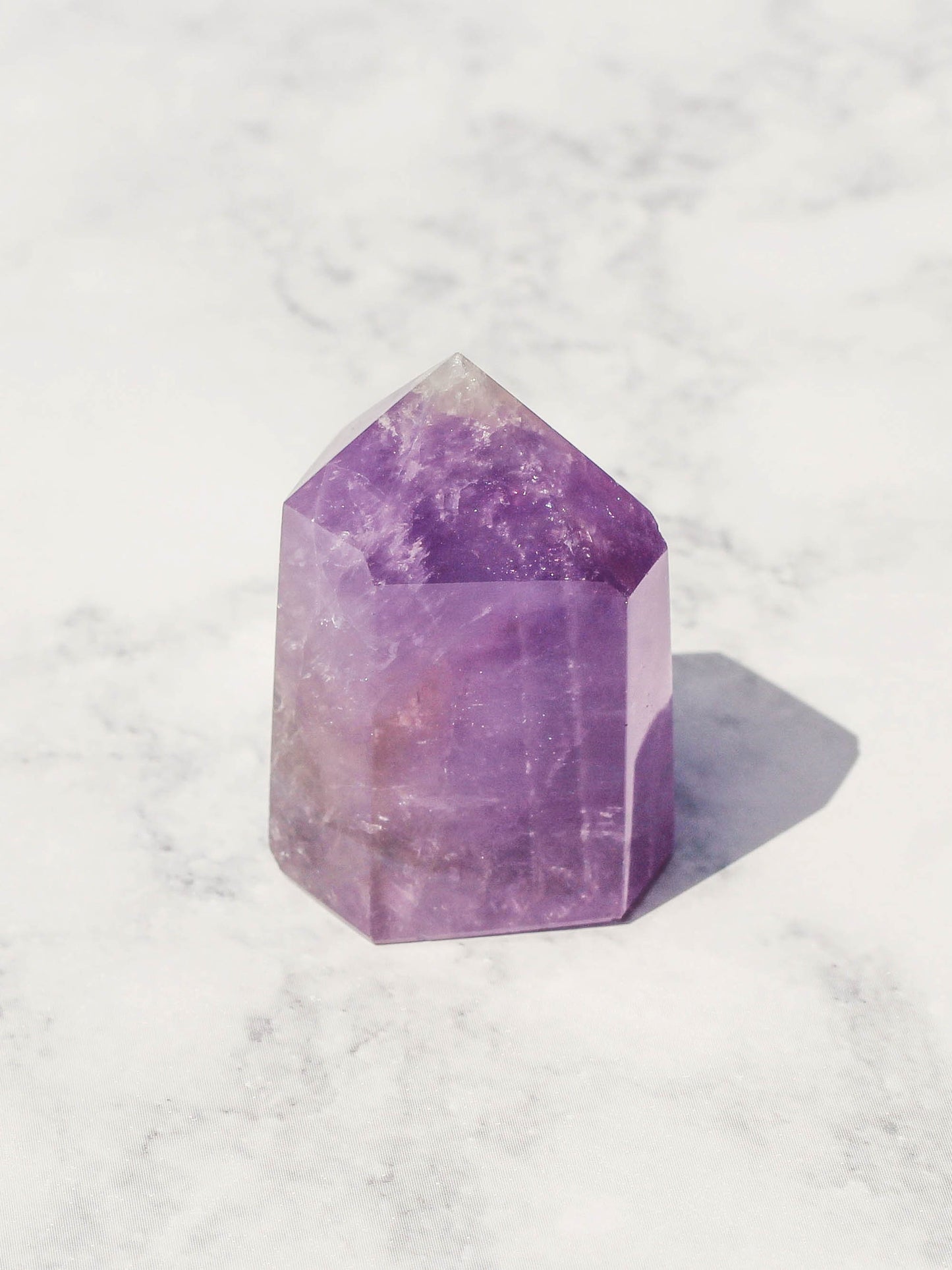 Amethyst Crystal Point Tower