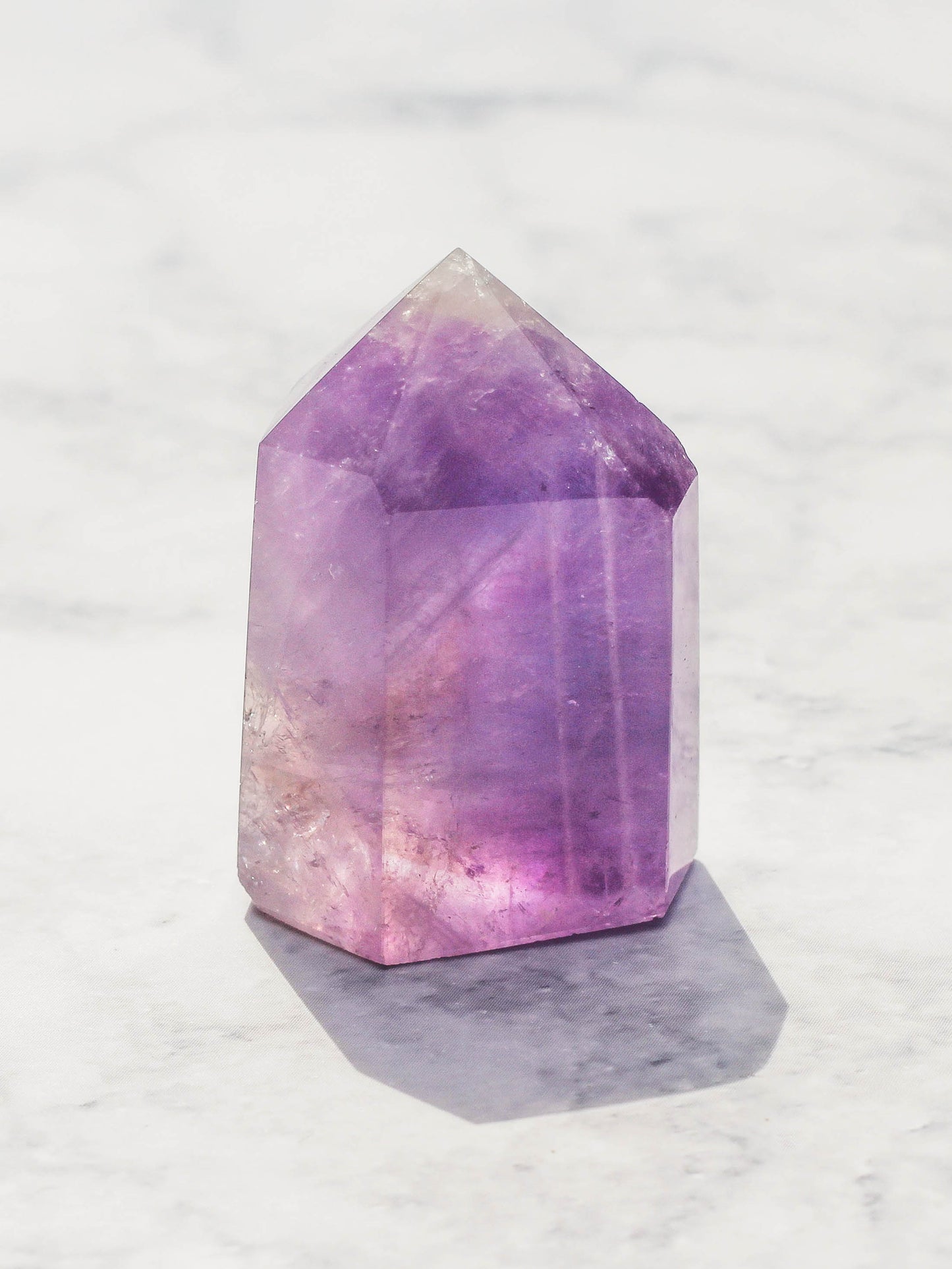 Amethyst Crystal Point Tower