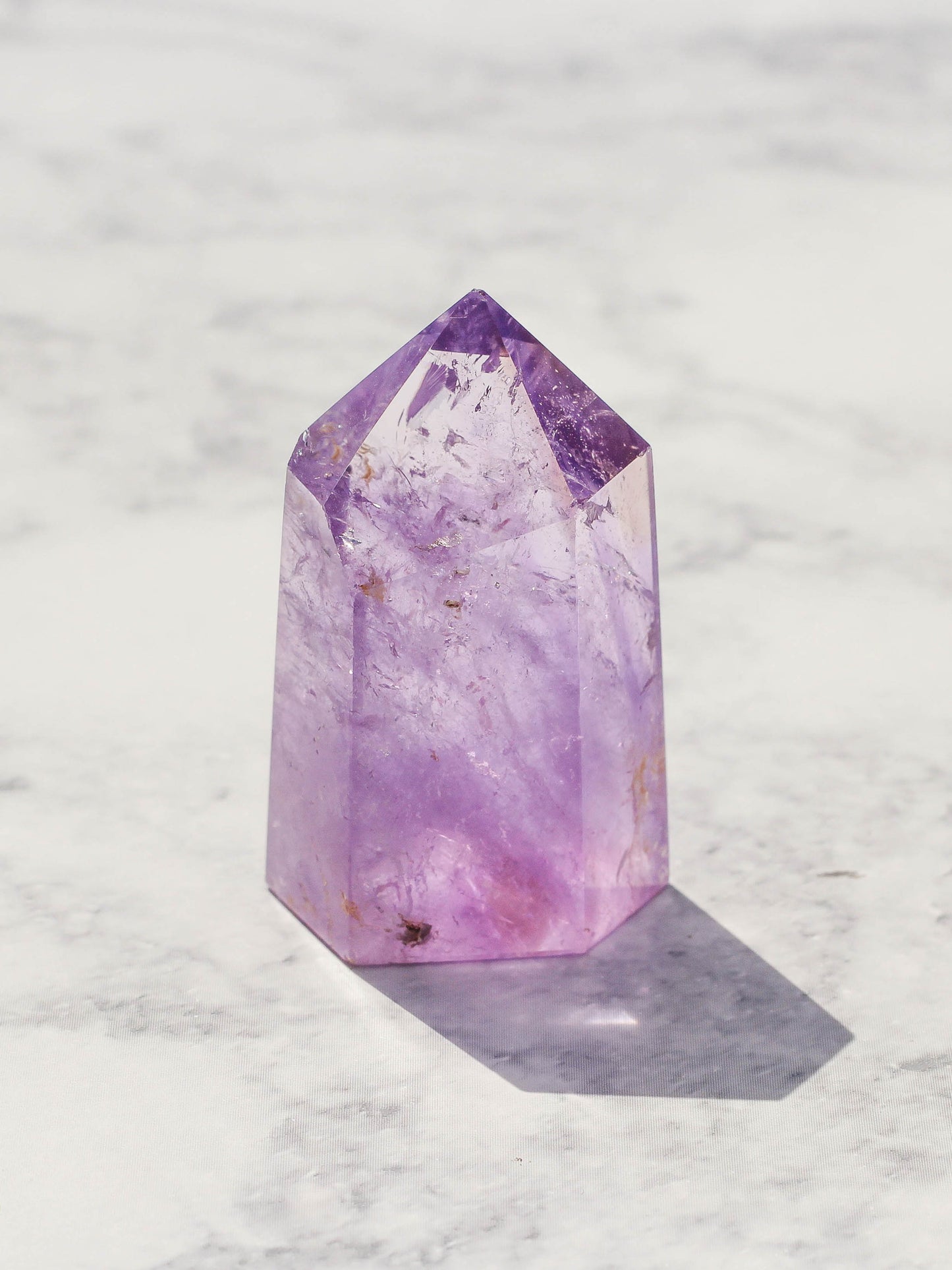 Amethyst Crystal Point Tower