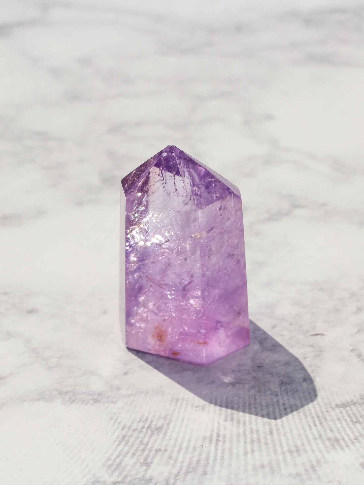 Amethyst Crystal Point Tower