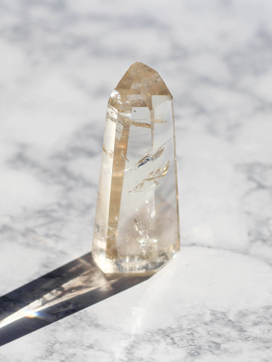 High Quality Citrine Point Tower