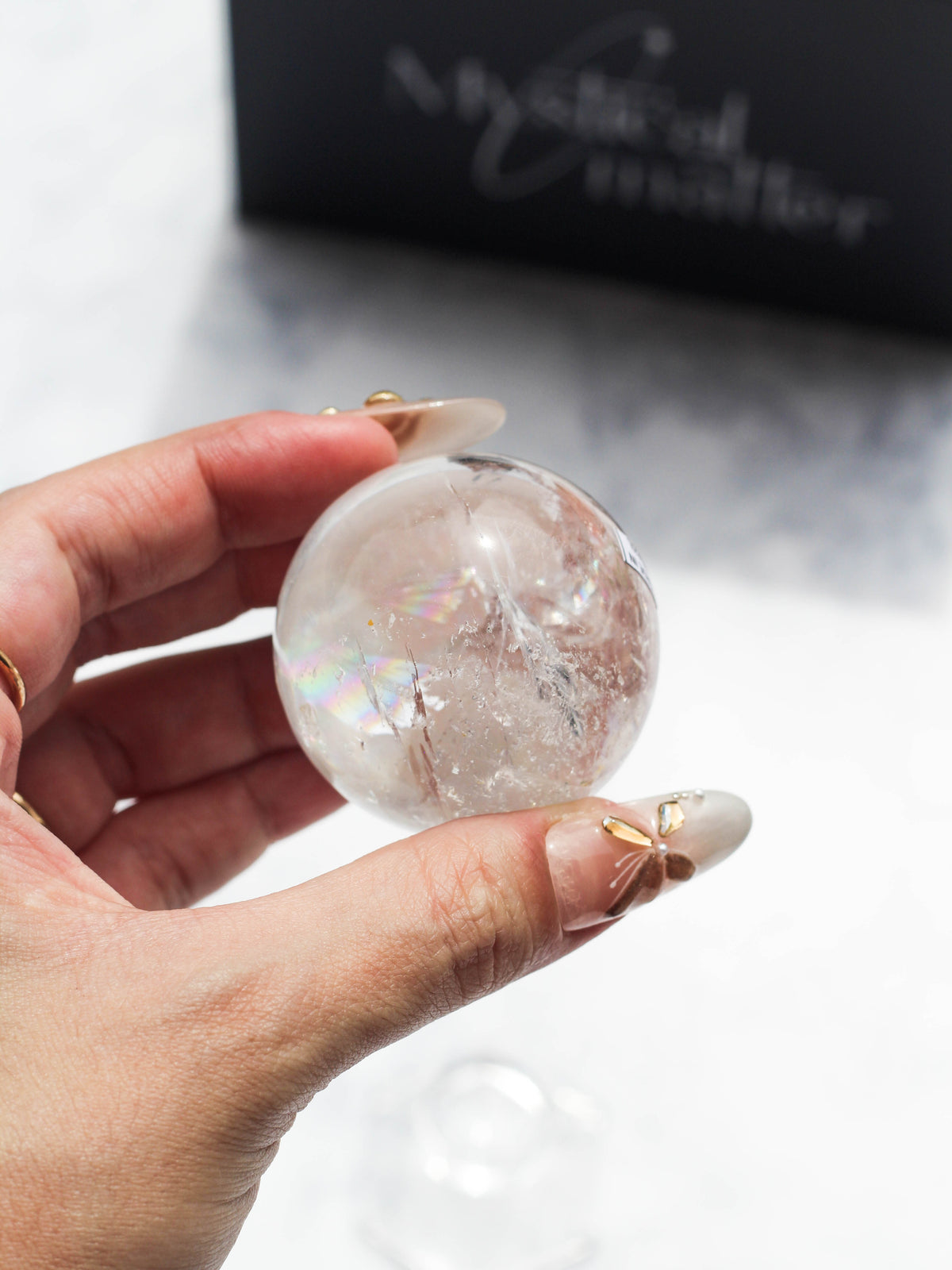 High Clarity Clear Quartz Sphere