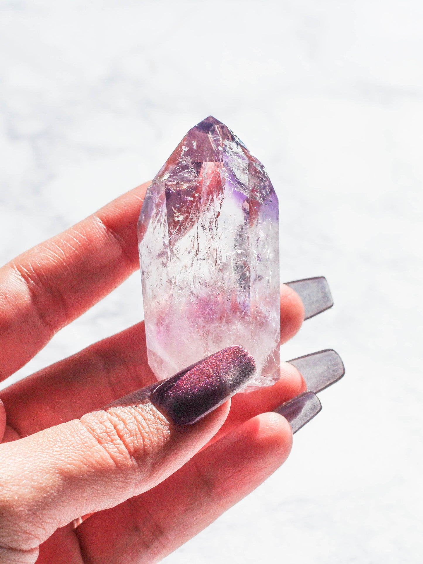 High Quality Phantom Amethyst Point Tower