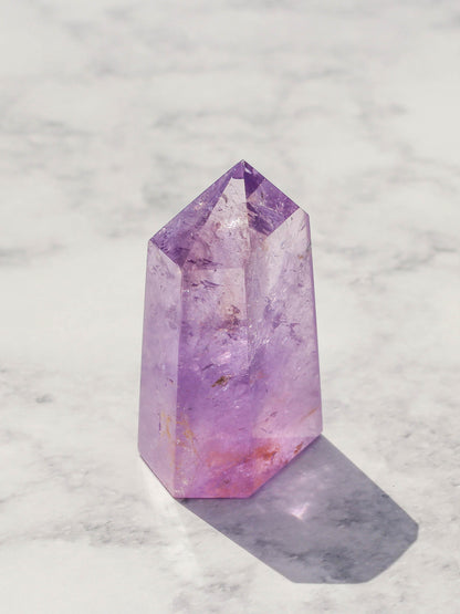 Amethyst Crystal Point Tower