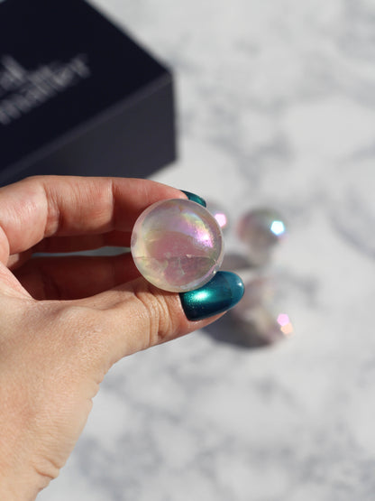 Angel Aura Fluorite Mushrooms