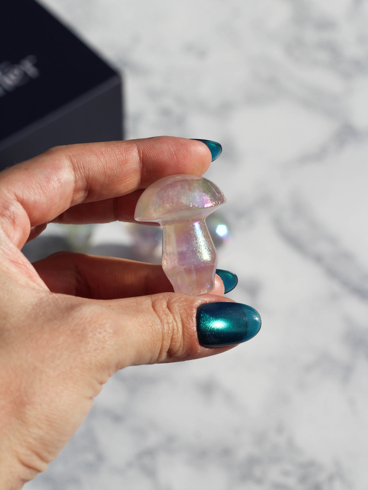 Angel Aura Fluorite Mushrooms