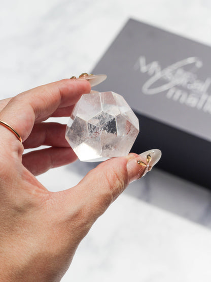 High Clarity Clear Quartz Dodecahedron