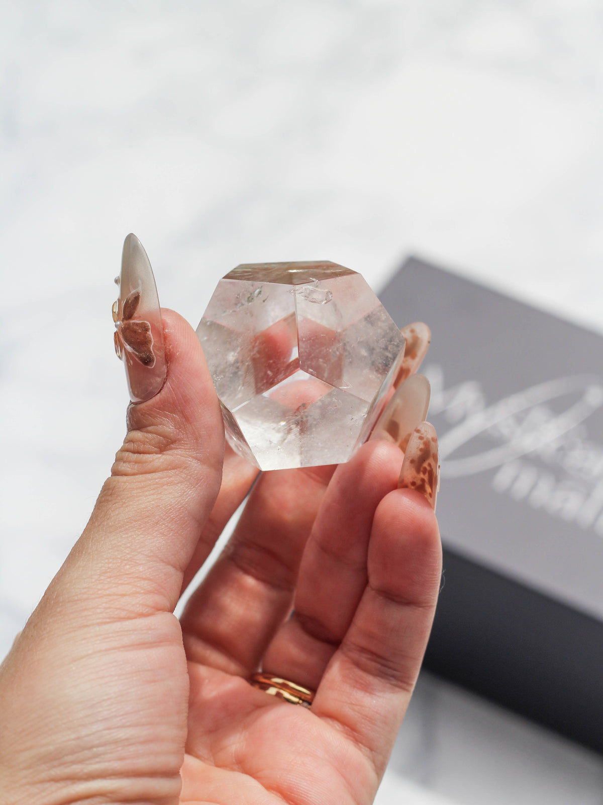 High Clarity Clear Quartz Dodecahedron