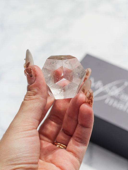 High Clarity Clear Quartz Dodecahedron