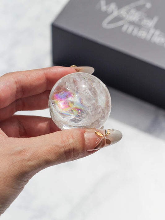 High Clarity Clear Quartz Sphere