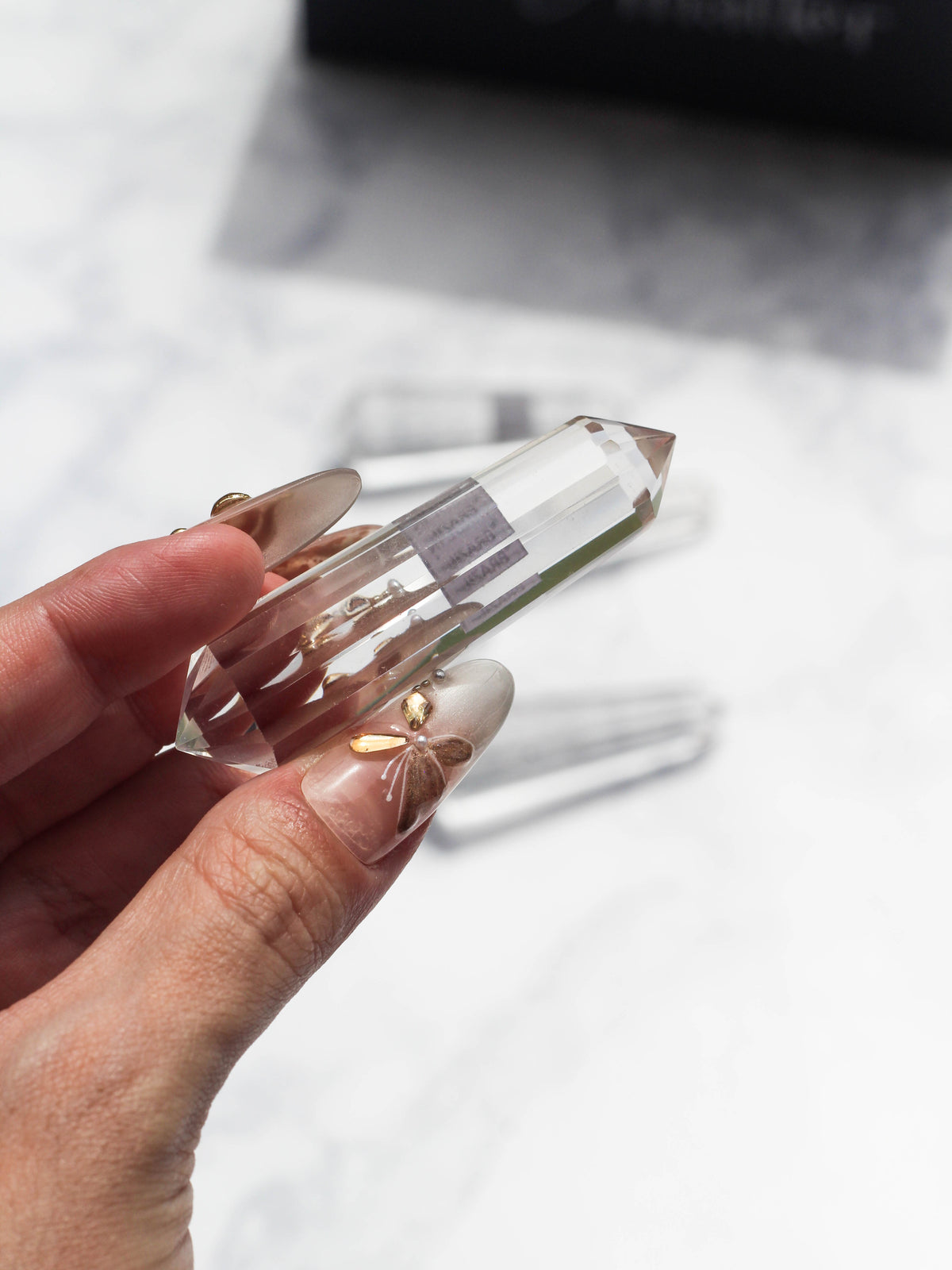 Clear Quartz Vogel Wand Double Terminated