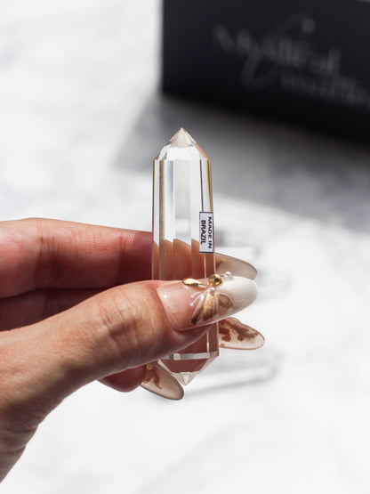 Clear Quartz Vogel Wand Double Terminated