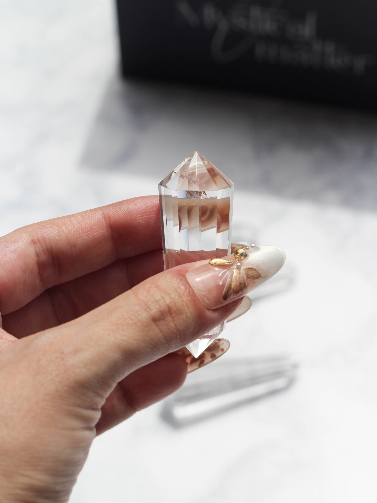 Clear Quartz Vogel Wand Double Terminated