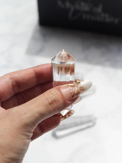 Clear Quartz Vogel Wand Double Terminated