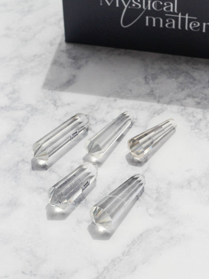 Clear Quartz Vogel Wand Double Terminated