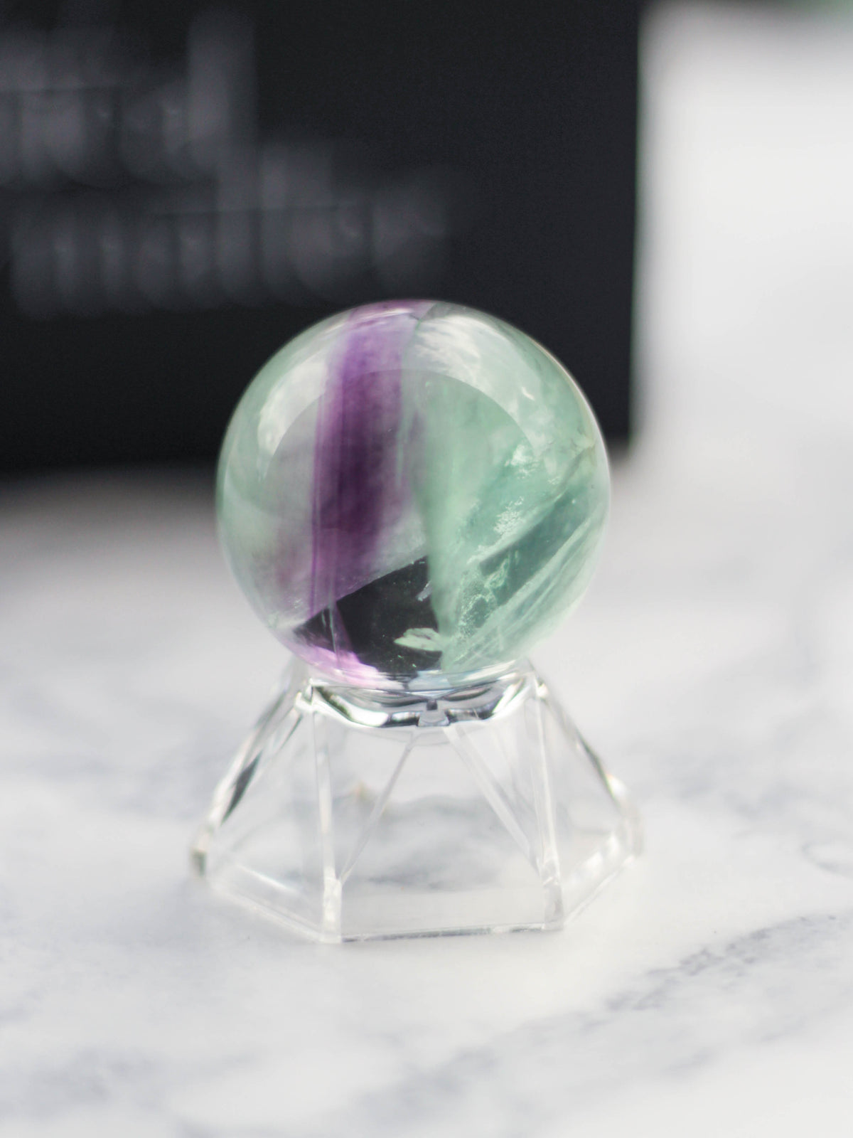 Rainbow Fluorite Sphere