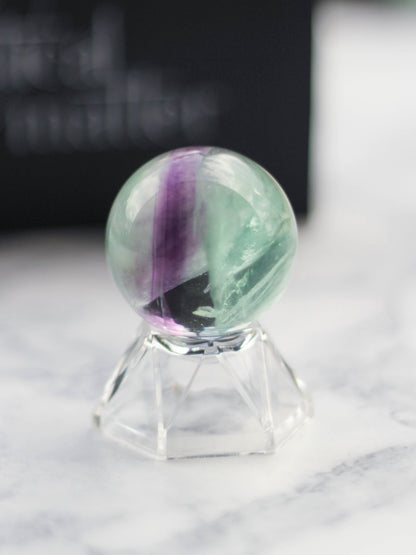 Rainbow Fluorite Sphere