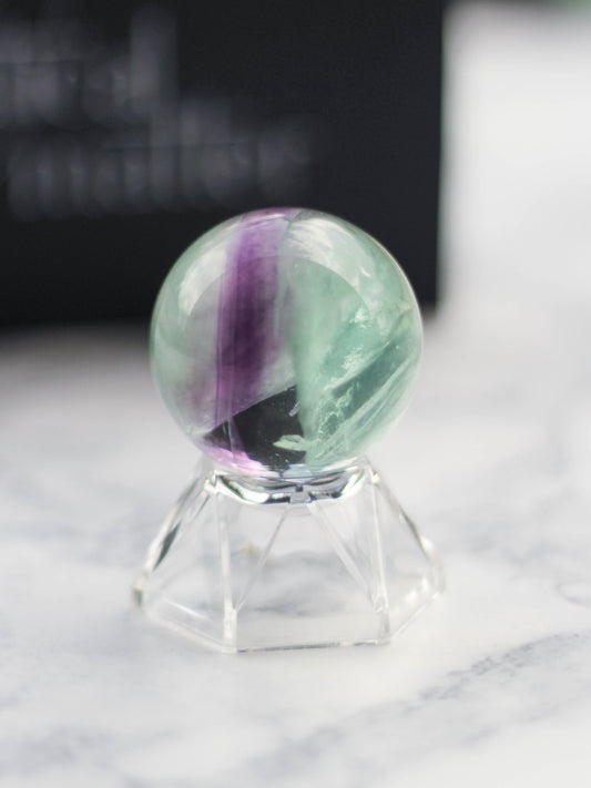 Rainbow Fluorite Sphere