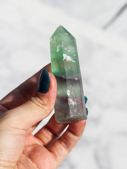 Rainbow Fluorite Tower II