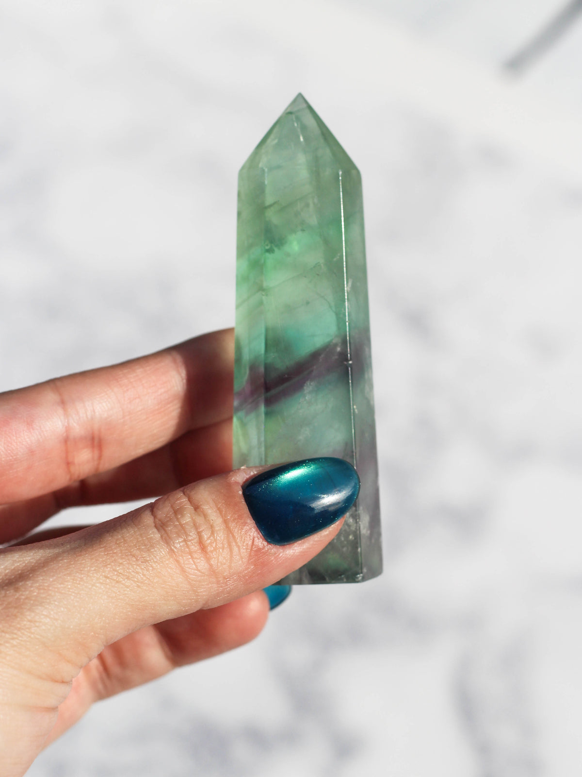 Rainbow Fluorite Tower II