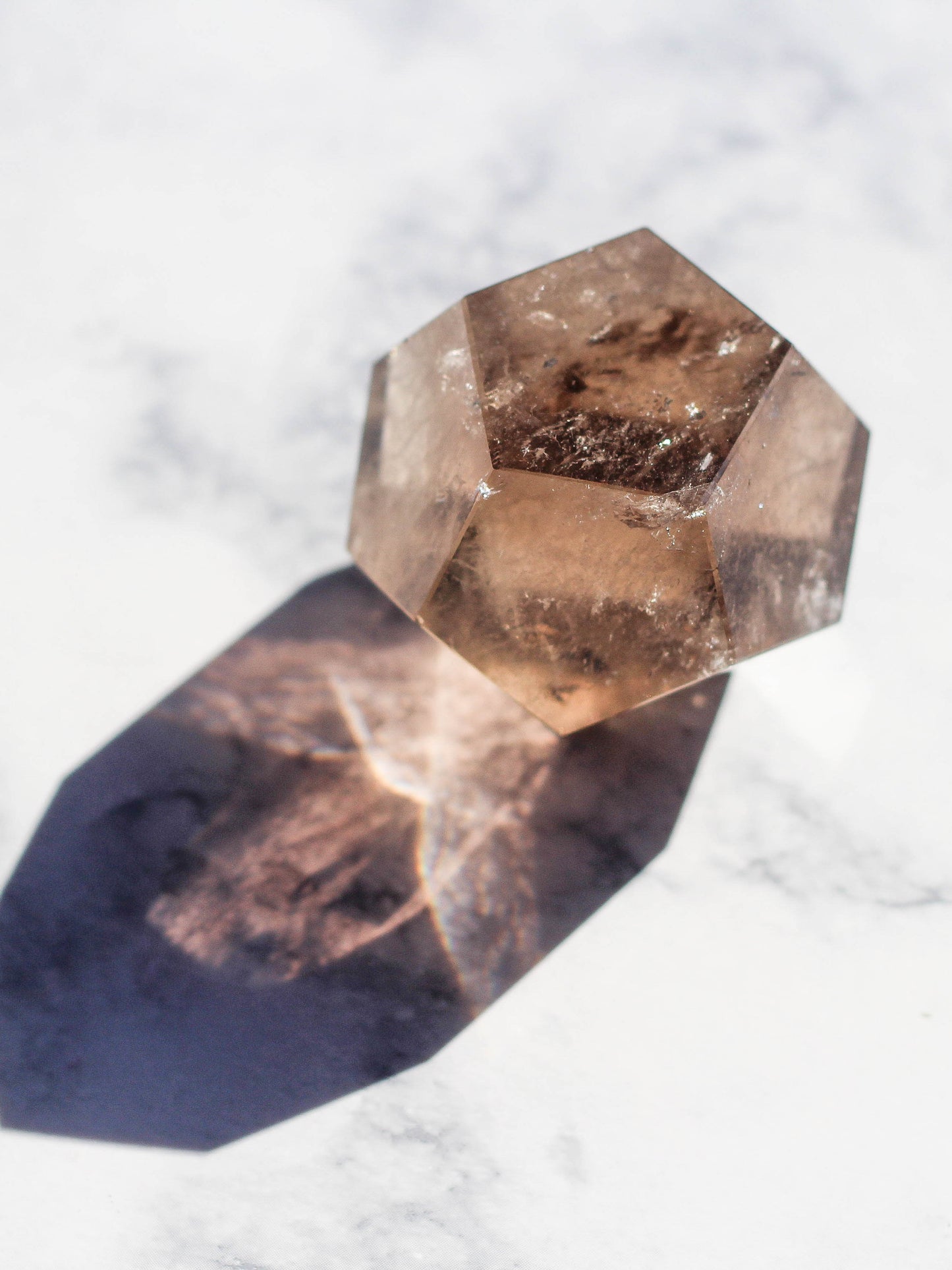 High Quality Smoky Quartz Dodecahedron