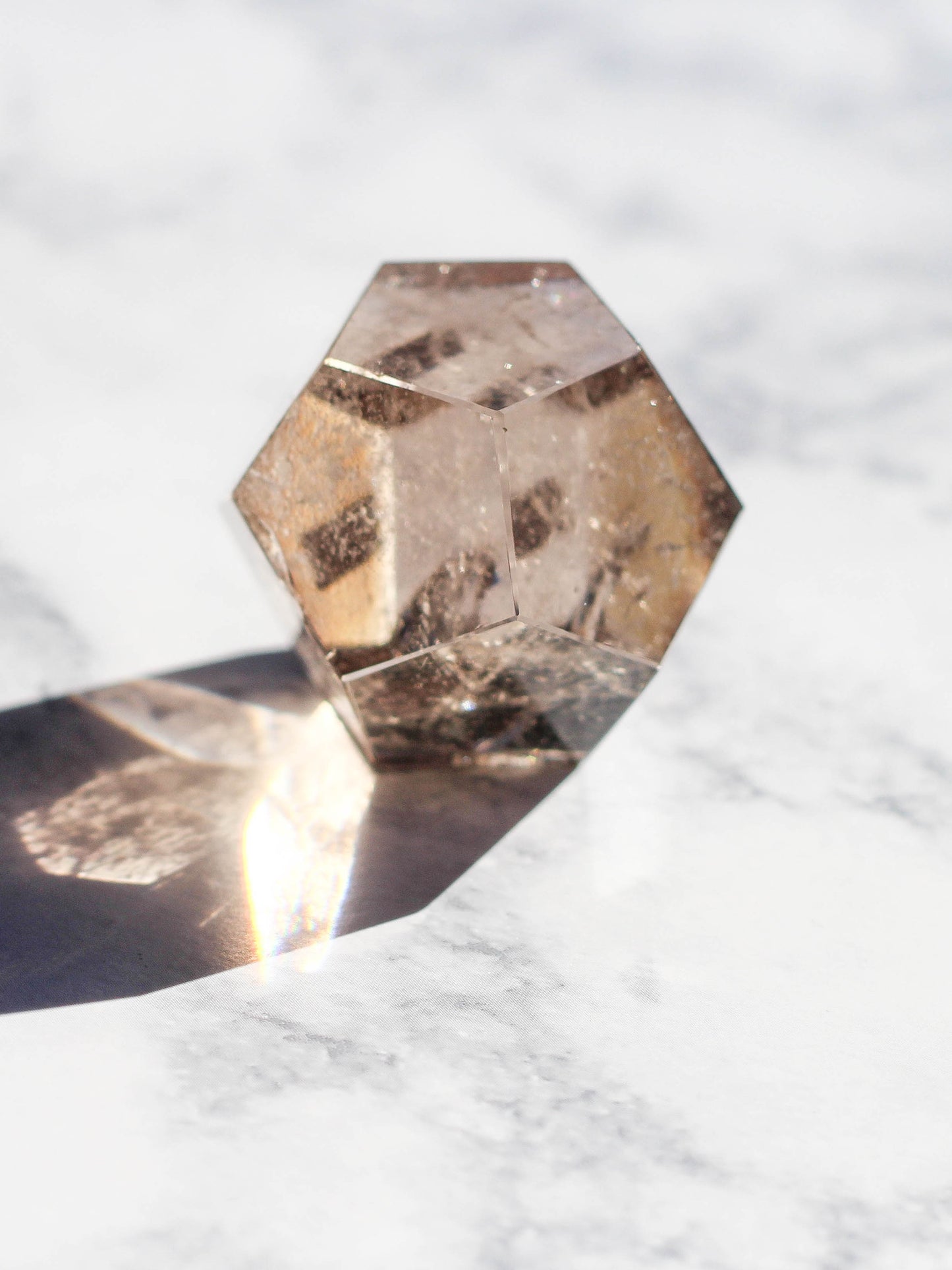 High Quality Smoky Quartz Dodecahedron