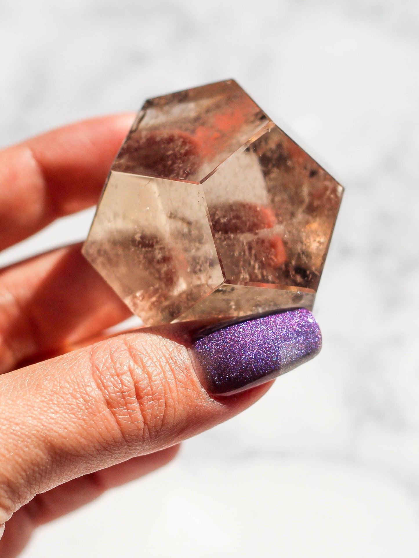 High Quality Smoky Quartz Dodecahedron
