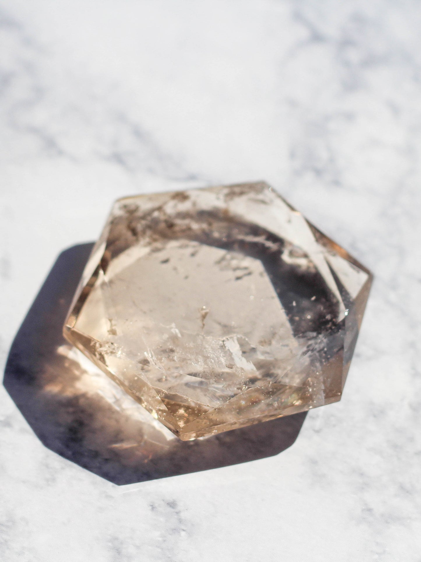 High Quality Smoky Quartz Hexagon