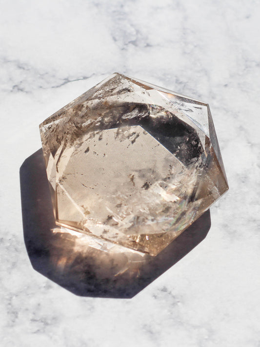 High Quality Smoky Quartz Hexagon